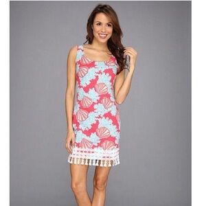 Lilly Pulitzer Watermelon Carolina Thompson Shift Dress - Size 4